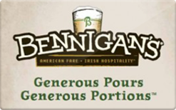 Bennigan's gift card