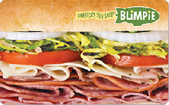 Blimpie gift card