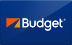 Budget Car Rental gift card