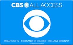 CBS All Access gift card