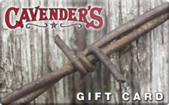 Cavender's gift card