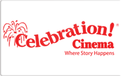 Celebration Cinema gift card