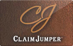 Claim Jumper gift card
