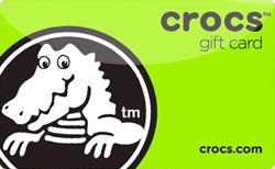 crocs gift card code