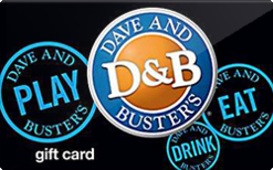 Dave and Busters gift card