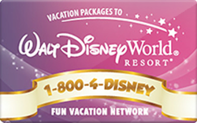 Disney World Resort gift card