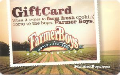 Farmer Boys gift card