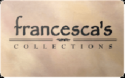 Francesca's gift card