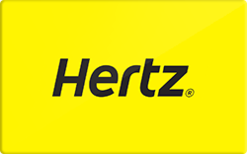 Hertz Car Rental gift card