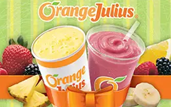 Orange Julius gift card