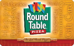 Round Table Pizza gift card