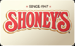 Shoney's gift card