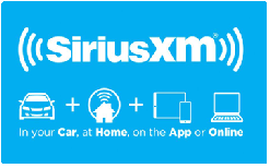 SiriusXM gift card