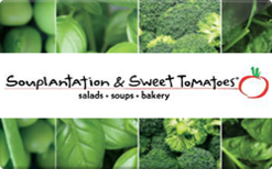 Sweet Tomatoes Souplantation gift card