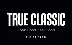 True Classic gift card