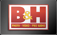 B&H Photo gift card