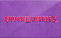 Chuck E Cheese's gift card