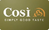 Cosi gift card