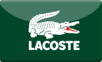 Lacoste gift card