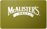 McAlister's Deli gift card