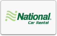 National Car Rental gift card