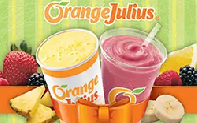 Orange Julius gift card