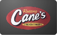 Raising Cane's Chicken Fingers gift card