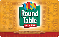 Round Table Pizza gift card