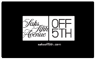 Saks OFF 5th gift card