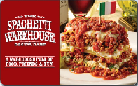 Spaghetti Warehouse gift card