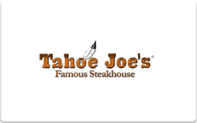 Tahoe Joe's gift card