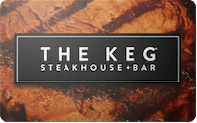 The Keg Steakhouse gift card