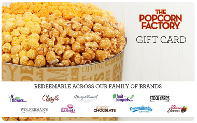 The Popcorn Factory gift card