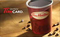 Tim Hortons gift card