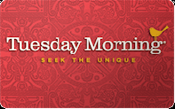 Tuesday Morning gift card