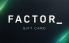 Factor 75 gift card