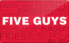Five Guys gift card