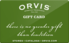 Orvis gift card